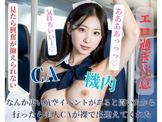 なんか凄い航空イベントがあると聞いたから行ったら美人CAが裸で出迎えてくれた