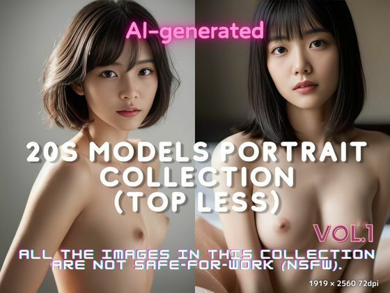 20代モデル級美女のトップレスポートレート sn001-1