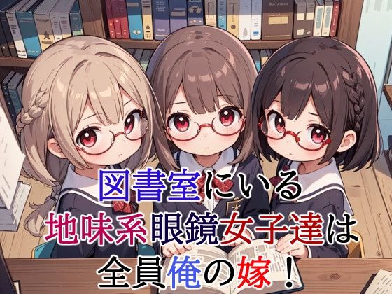 図書室にいる地味系眼鏡女子達は全員俺の嫁！