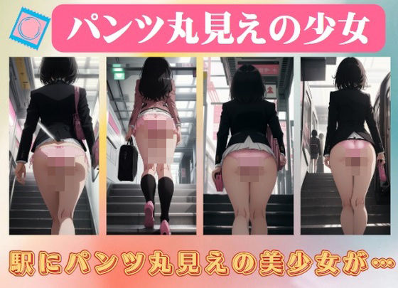 パンツ丸見えの少女〜駅にパンツ丸見えの美少女が…