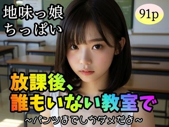 【地味っ娘】【ちっぱい】放課後、誰もいない教室で〜パンツまでしかダメだよっ！〜