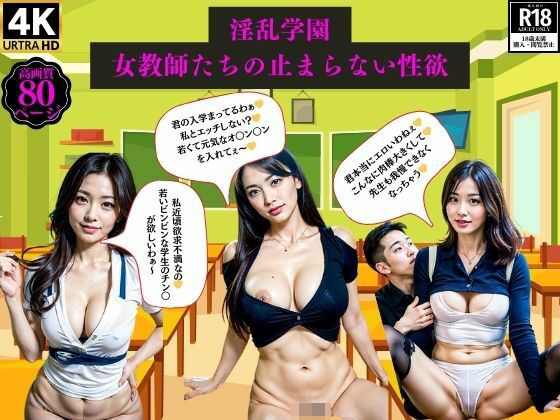 淫乱学園女教師の止まらない性欲