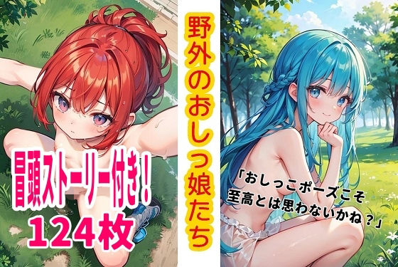 野外のおしっ娘たち