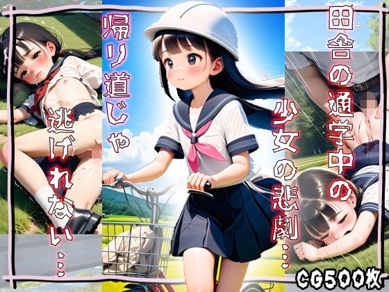 田舎のセーラー服の少女を田んぼで・・・日常にひそむ悲劇の瞬間・・・