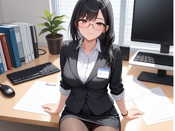 摩天楼のヒロイン。黒いストッキングで歩む彼女の日常