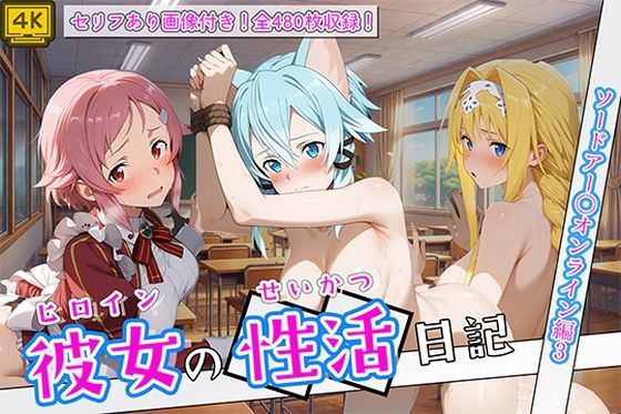〈セリフ付き〉ヒロイン彼女の性活日記 ソードアー〇オンライン編3
