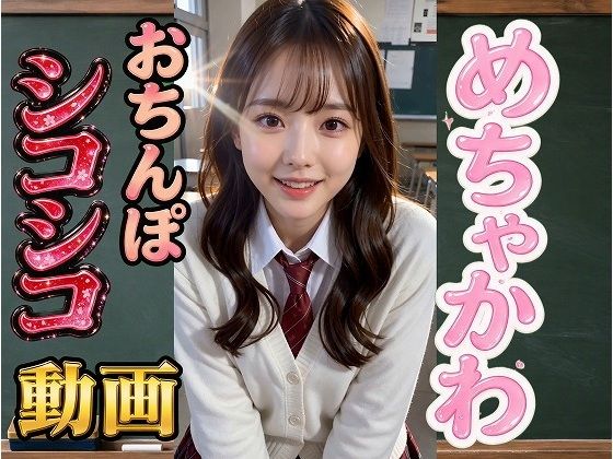めちゃかわおち○ぽ美女が教室でシコシコ