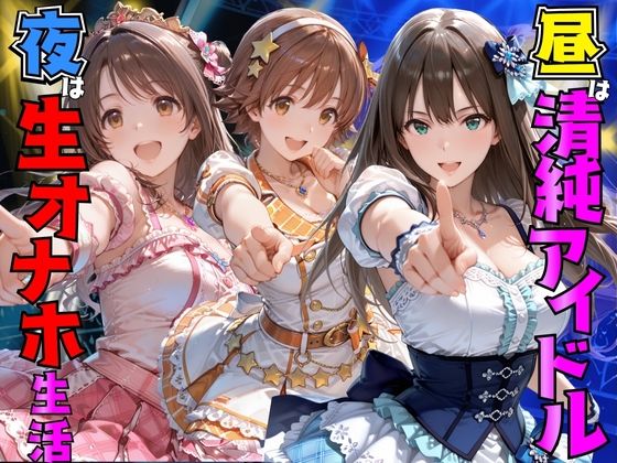 昼はアイドル夜は生オナホ生活渋●凛&島●卯月&本●未央