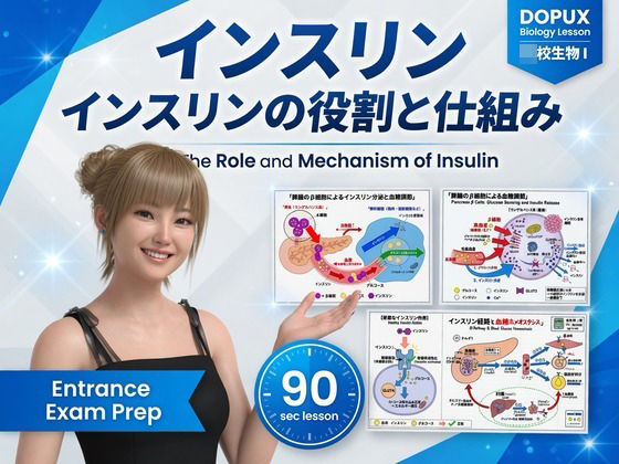 【▲20】パンチラガチャ★一ノ瀬廻里 大学に進学し強豪予備校『DOPUX（ドピュックス』で生物I，IIを教える名物講師に！（Vol.051:インスリン）